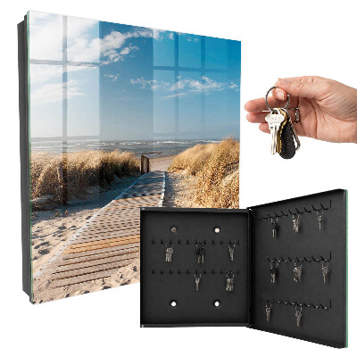 Armoire à clés murale Plage tranquille