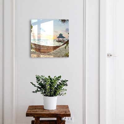 Armoire à clés murale Détente sur la plage