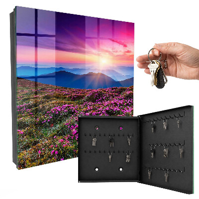 Armoire à clés murale Matinée en montagne