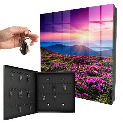 Armoire à clés murale Matinée en montagne