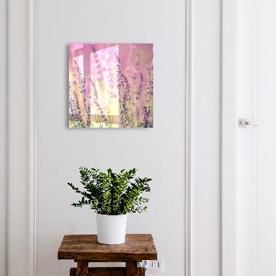 Armoire à clés murale Jardin violet