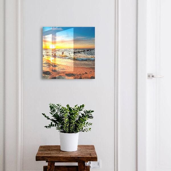 Boîte à clés decorative Coucher de soleil