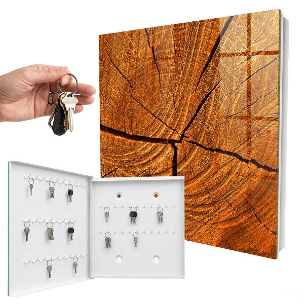 Armoire à clés murale Structure en bois