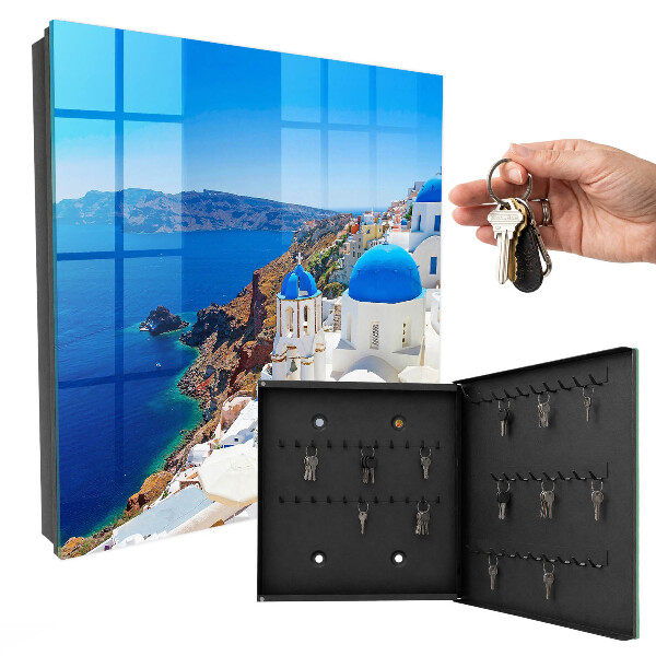 Armoire à clés murale Île grecque