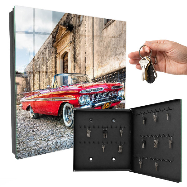 Armoire à clés murale Voiture rétro