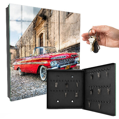 Armoire à clés murale Voiture rétro