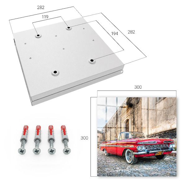 Armoire à clés murale Voiture rétro
