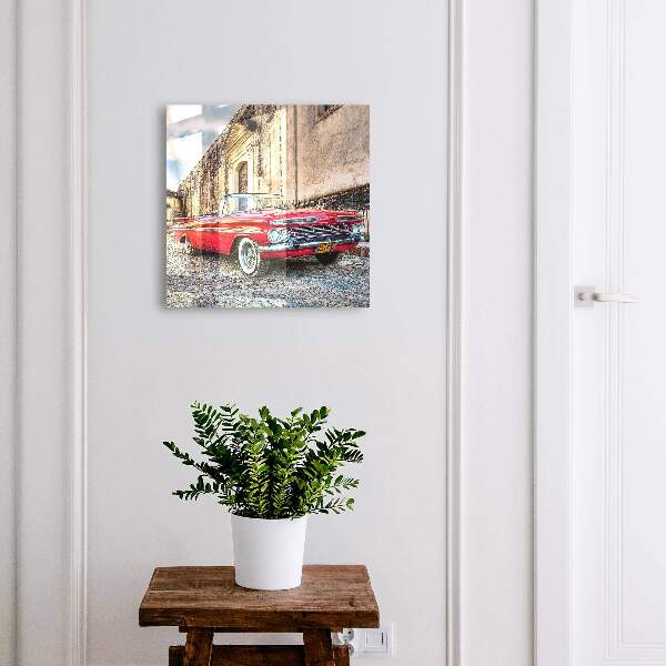 Armoire à clés murale Voiture rétro