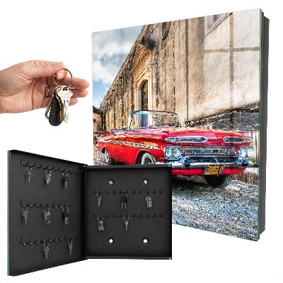Armoire à clés murale Voiture rétro