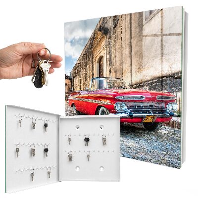 Armoire à clés murale Voiture rétro