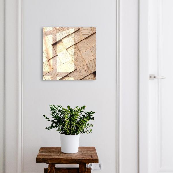 Armoire à clés murale Texture bois