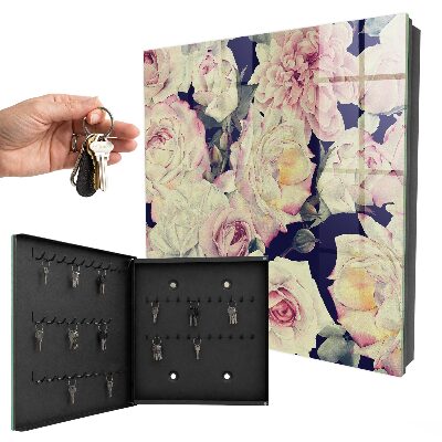 Boîte à clés decorative Élégance florale