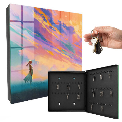 Armoire à clés murale Scène onirique