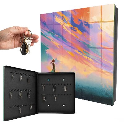 Armoire à clés murale Scène onirique
