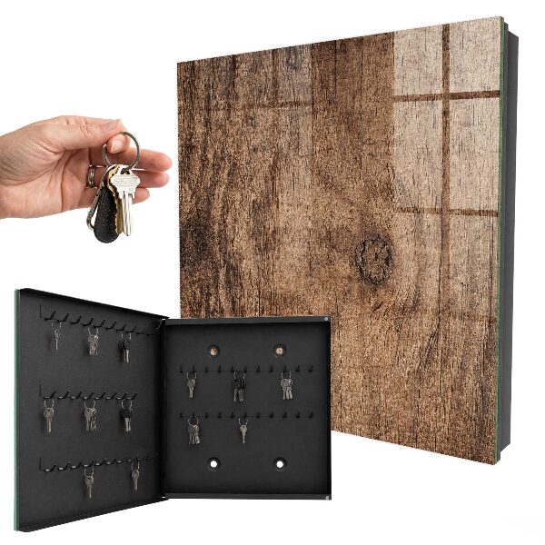 Armoire à clés murale Texture bois