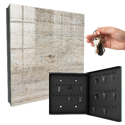Armoire à clés murale Texture bois