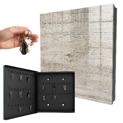 Armoire à clés murale Texture bois