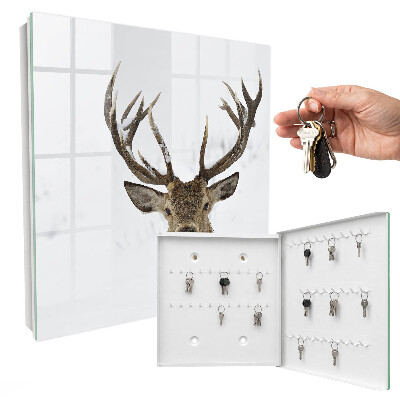 Armoire à clés murale Cerf d'hiver