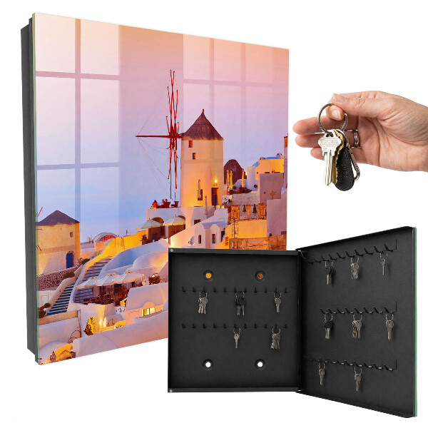 Boîte à clés decorative Île grecque