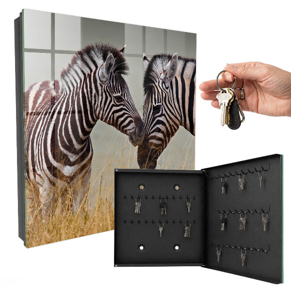 Armoire à clés murale Zèbres ensemble