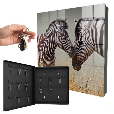 Armoire à clés murale Zèbres ensemble