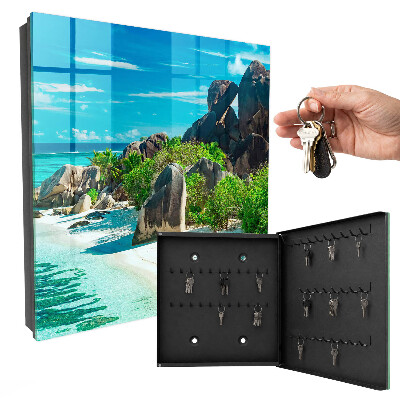 Armoire à clés murale Plage tropicale