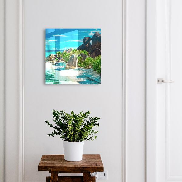 Armoire à clés murale Plage tropicale