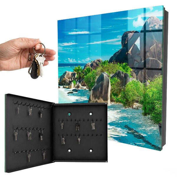 Armoire à clés murale Plage tropicale