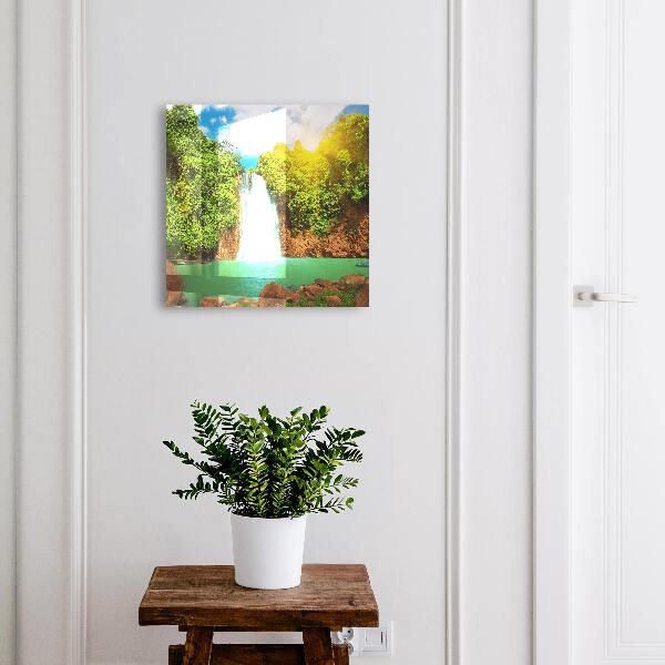 Boîte à clés decorative Cascade tropicale