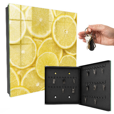 Boîte à clés decorative Tranches de citron