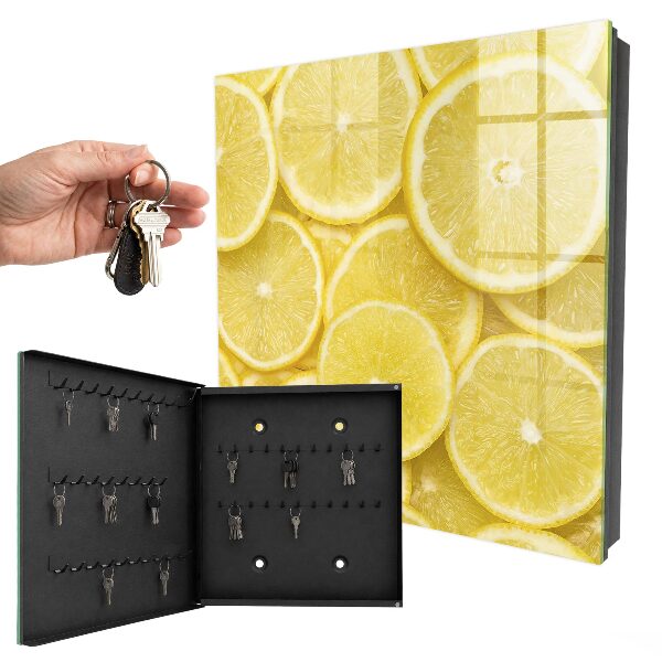Boîte à clés decorative Tranches de citron