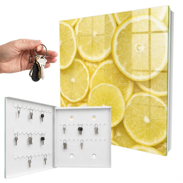 Boîte à clés decorative Tranches de citron