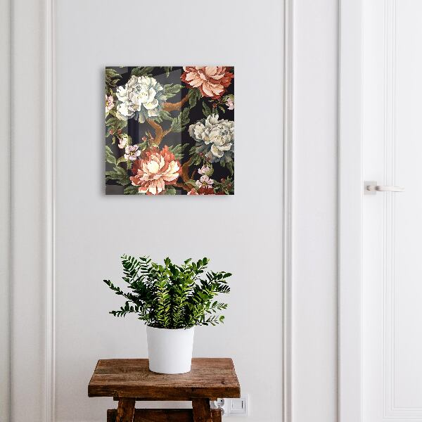 Boîte à clés decorative Fleurs de la nature