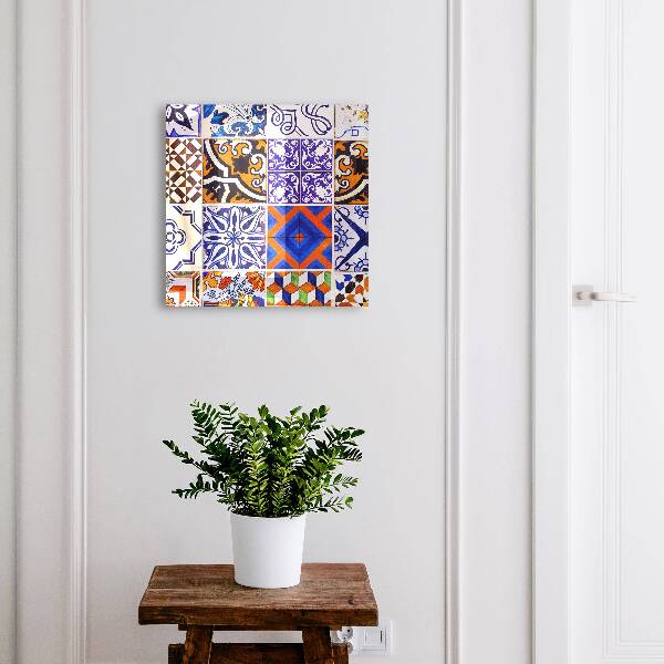 Boîte à clés decorative Carreaux colorés