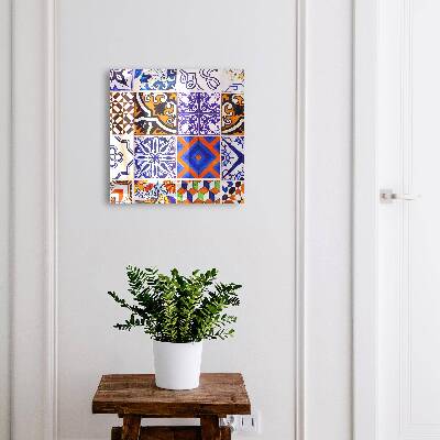 Boîte à clés decorative Carreaux colorés