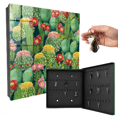 Armoire à clés murale Jardin coloré