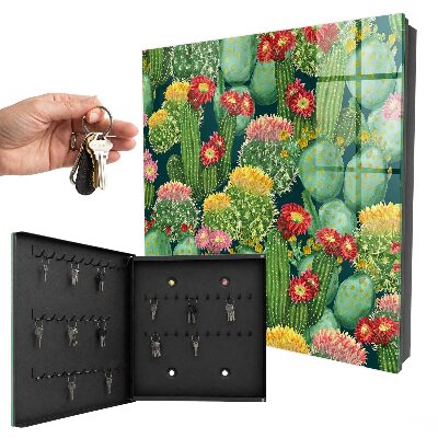 Armoire à clés murale Jardin coloré