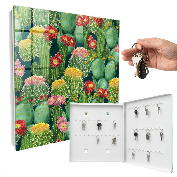 Armoire à clés murale Jardin coloré