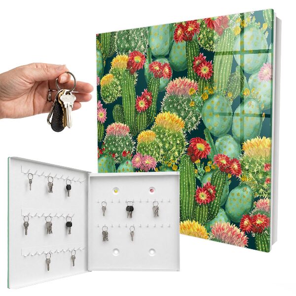 Armoire à clés murale Jardin coloré