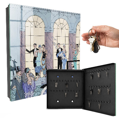 Boîte à clés decorative Côté bleu