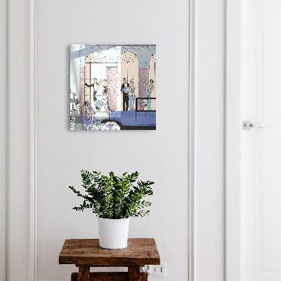 Boîte à clés decorative Côté bleu