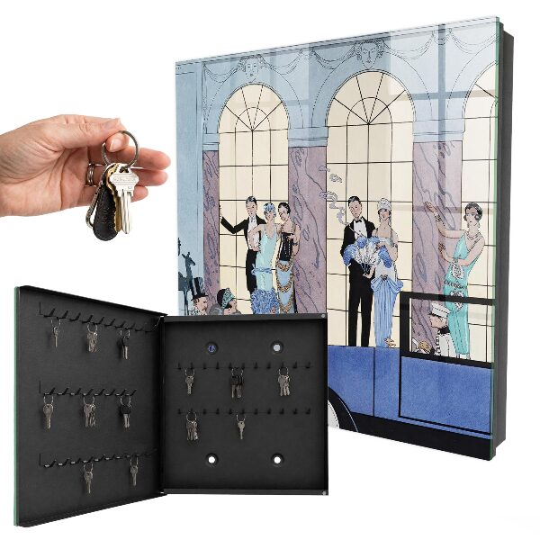Boîte à clés decorative Côté bleu