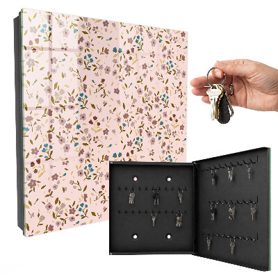 Armoire à clés murale Motif floral
