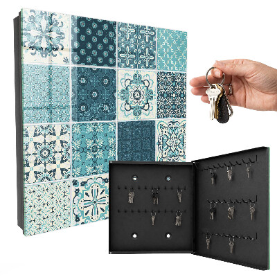 Armoire à clés murale Mosaïque rétro