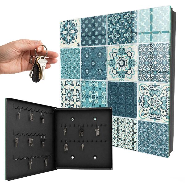 Armoire à clés murale Mosaïque rétro