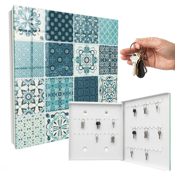 Armoire à clés murale Mosaïque rétro