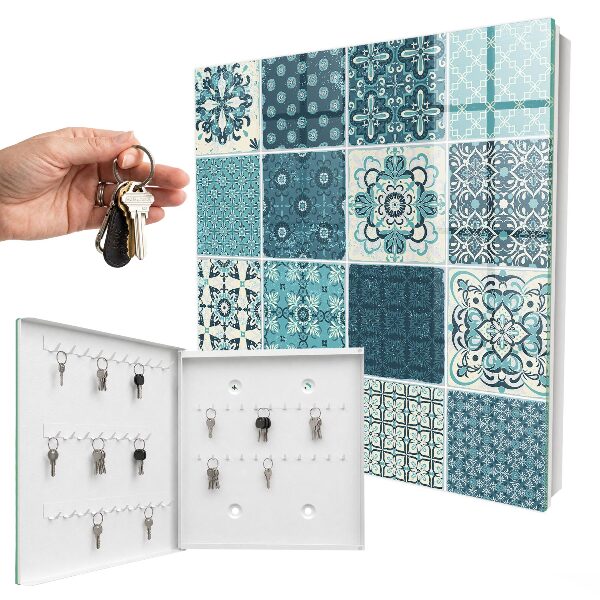 Armoire à clés murale Mosaïque rétro