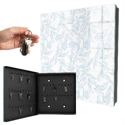 Armoire à clés murale Motif floral