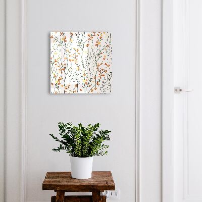 Armoire à clés murale Motif floral