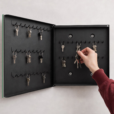 Boîte à clés decorative Fleurs botaniques